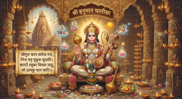 हनुमान चालीसा — संपूर्ण पाठ, अर्थ, पाठ विधि, लाभ और PDF