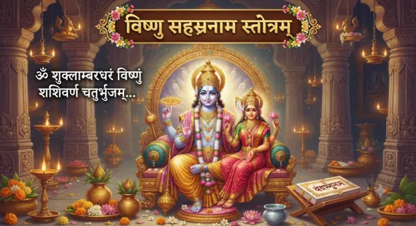 विष्णु सहस्रनाम स्तोत्र — संपूर्ण पाठ, पाठ विधि, लाभ और PDF